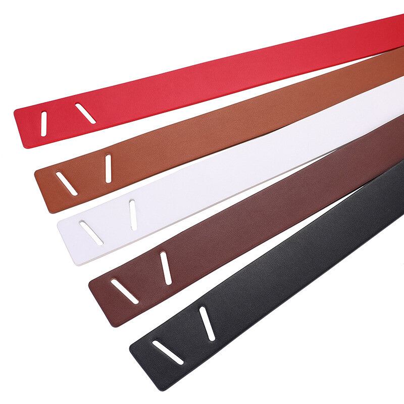 Genuine Leather Belts for Women Knotted Corset Women Solid color Long Coat Windbreaker Leather Belt Skirt Belt