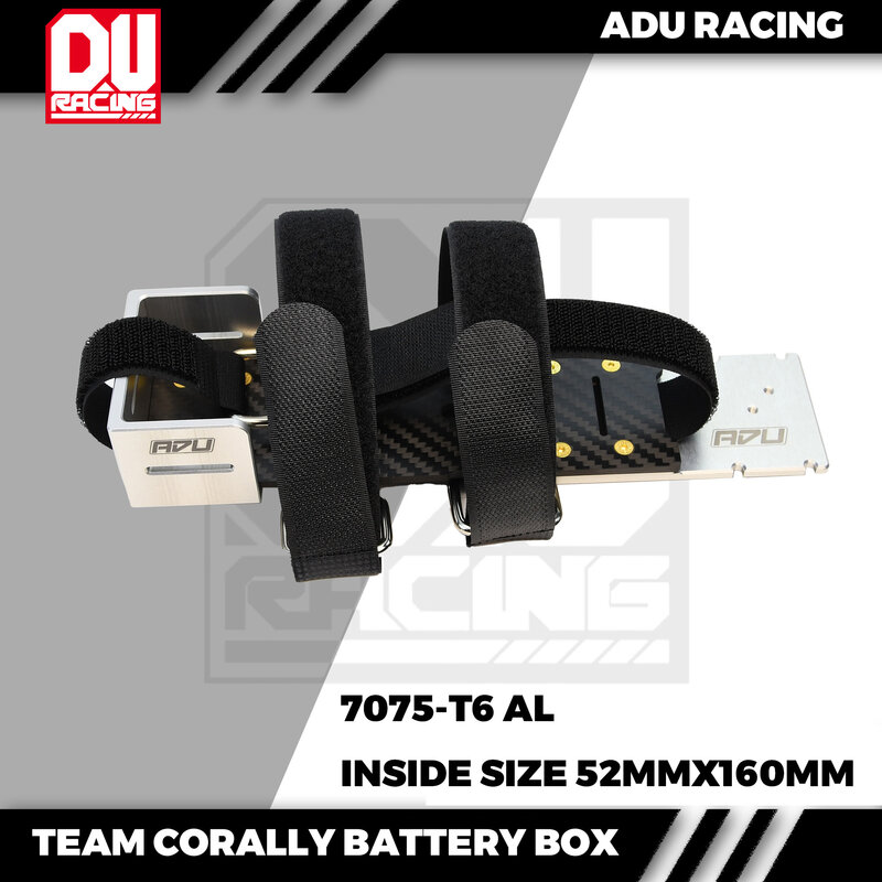 Adu Racing Batterie kasten und Esc Platte 7075-t6 al für Team corally alle RTR Autos