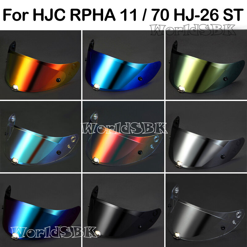 Casque HJ-26 visière lentille pour HJC RPHA 11 & RPHA 70 Casco Moto pare-brise HJ-26ST puzzles ete De Moto bouclier moto accessoires