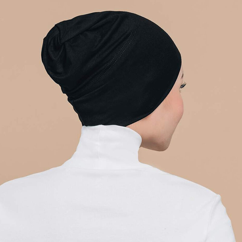 Gorro Hijab de Ramadán para mujer, Jersey musulmán, turbante, envoltura instantánea para la cabeza, novedad de 2023