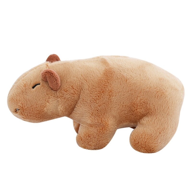 Capybara-muñeco de peluche suave para dormir, decoración para habitación de niños, sofá, dormitorio, almohada, garra, suministro de máquina