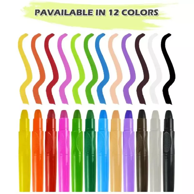 12 Colors Non-Toxic Safe Hair Color Crayons New Dogs Cats Birds Farm Animals Pet Hair Oil Grooming Accessories Dog Hair Dye