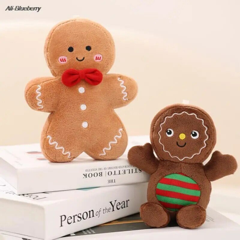 15 centímetros Brinquedos Decoração de Natal Bonito Gingerbread Man Boneca de Brinquedo de Pelúcia Dos Desenhos Animados Brinquedo Macio Anime Pillow Home Decor Para Crianças Presente