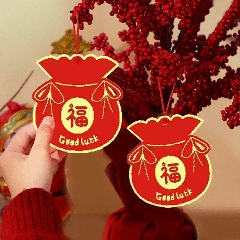 Dekorasi Tahun Baru gaya Cina liontin gantung Festival Musim Semi dekorasi rumah ornamen gantung hadiah Tahun Baru dekorasi rumah