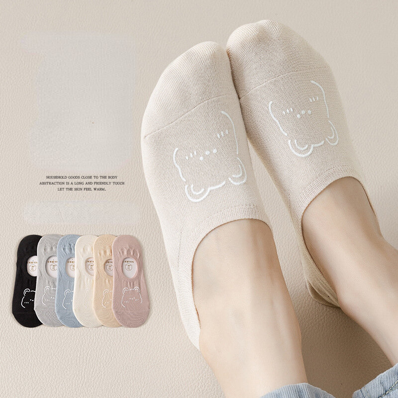 New Product Woman Socks  Silica Gel Non-slip Boat Socks Low Help Shallow Mouth