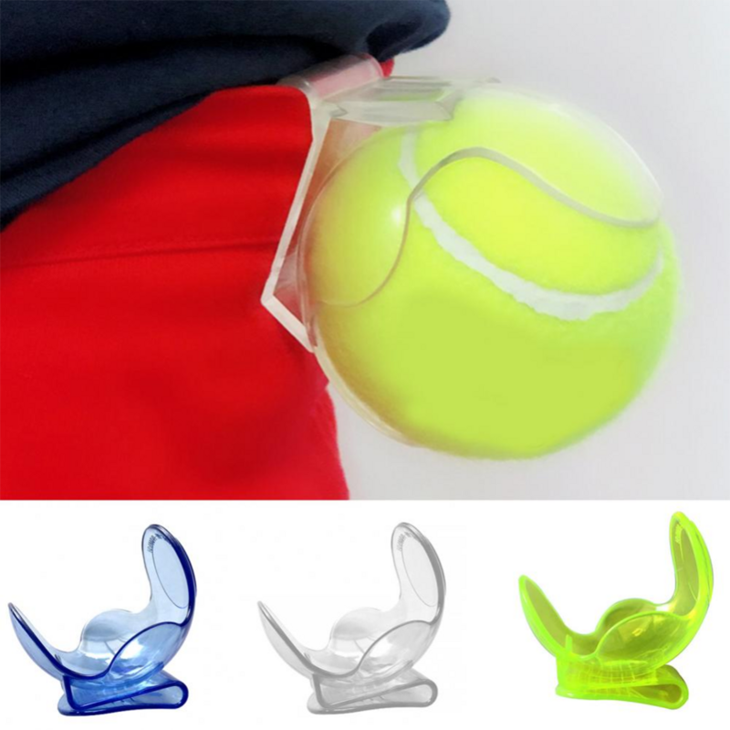 Tennis Ball Cintura Clip Holder, Bola Cintura Cremalheira De Armazenamento, Equipamento De Treinamento Profissional Acessórios, 1 Pc