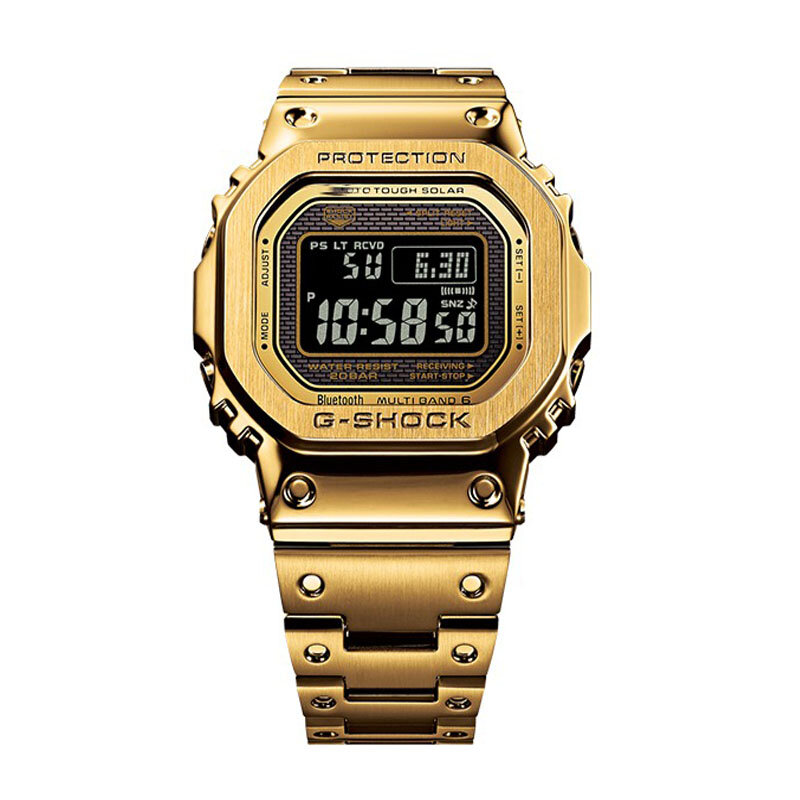 G-SHOCK Men Watches Series Small Square Multi-Function Outdoor Sport Shockproof Stainless Steel Dual Display Quartz Watch Clocks