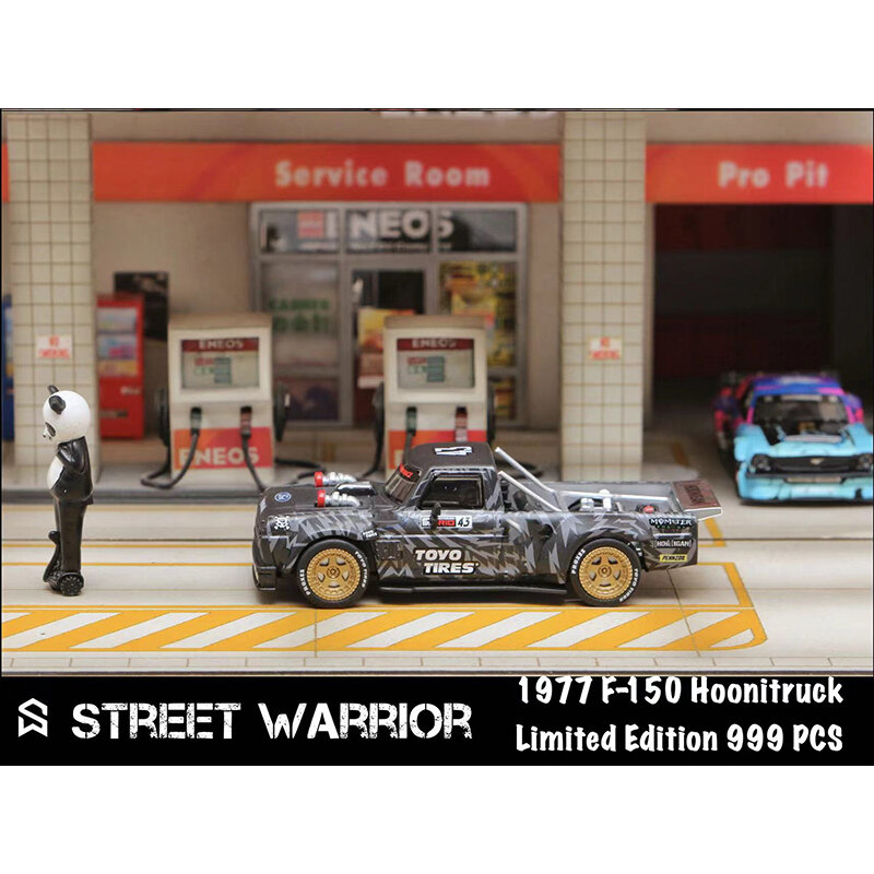 SW w magazynie 1:64 Mustang Hoonicorn RTR V2 RWB 993 Diorama z odlewu kolekcja modeli samochodów miniaturowe zabawki Carros broń uliczna