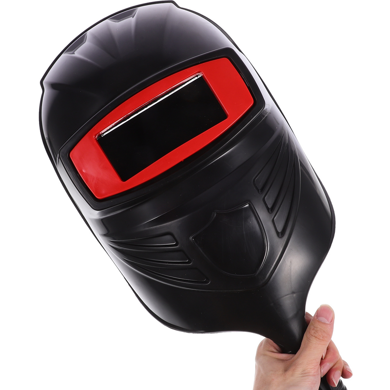 Maschera per saldatura scudo portatile casco per saldatura arco Tig rettifica protezione per il viso manico per occhiali