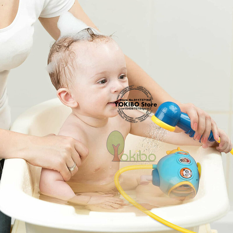 Giocattoli da bagno per bambini giocattoli da doccia sottomarino giocattoli da acqua giocattoli da acqua Spray per bambini Set da doccia per bambini giocattoli da vasca giocattoli da acqua per bambini