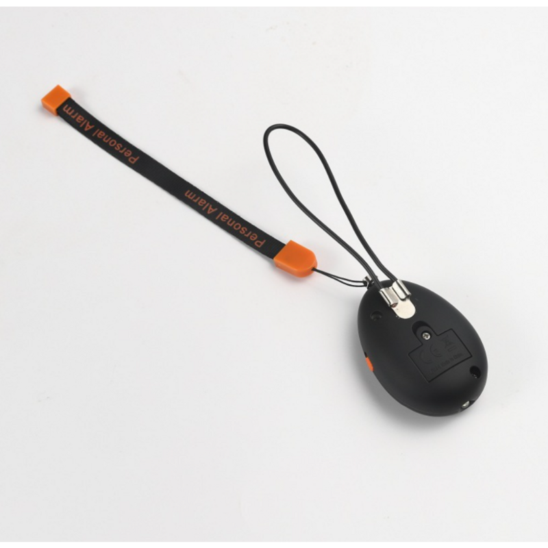 LLavero de alarma Personal con Sensor táctil LED para mujer, inducción magnética residencial de plata, autodefensa, 125dB
