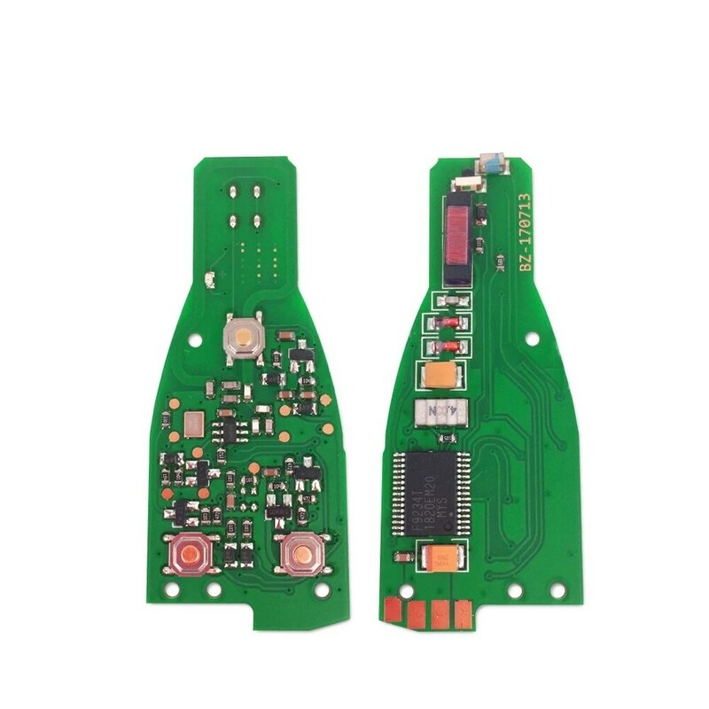 RIOOAK-llave remota inteligente para Mercedes Benz Clase A, B, C, 315 y 433MHz, Chip NEC, 3 botones, Fob, 2000-2014