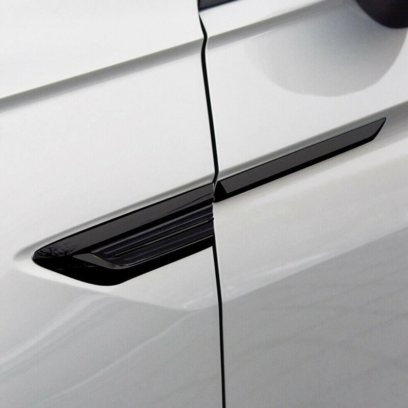 4PCS Side Wing Emblem Cover Trim Stickers Car Exterior Styling Side Wing Fender For-VW Tiguan 2017 2018 2019
