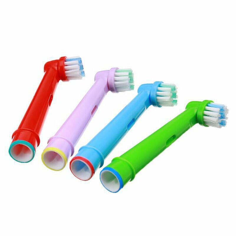 4pcs Kids Children Electric Toothbrush Head For Oral B EB-10A Toothbrush Replacement Brush Heads Oral Hygiene Clean Brush Head