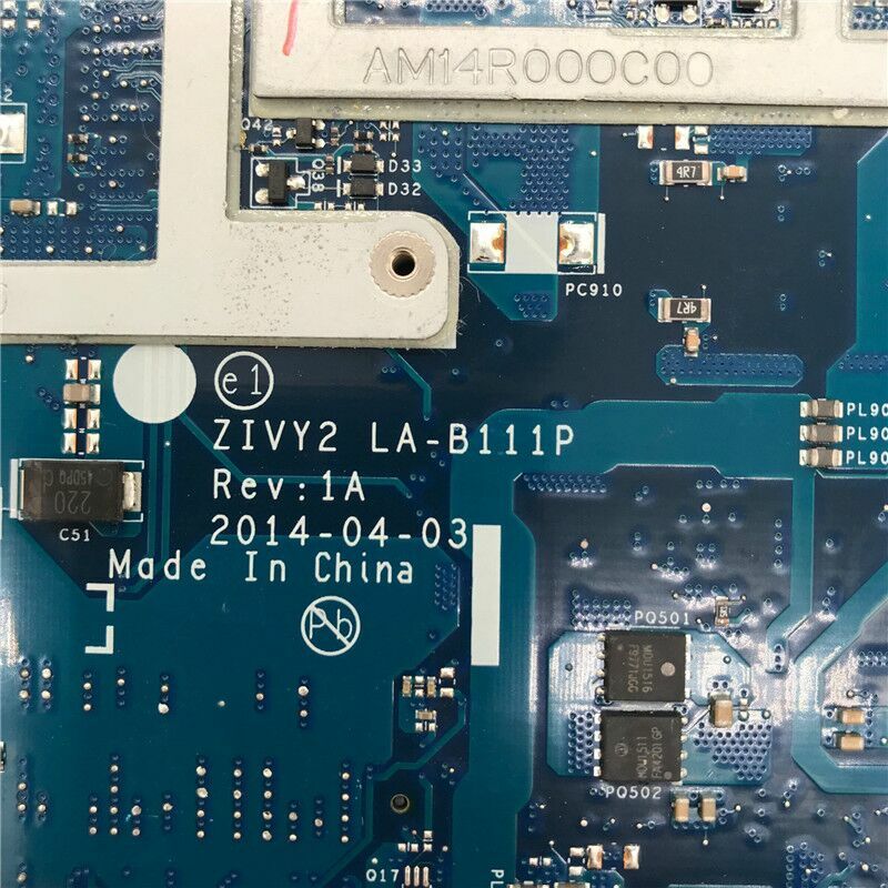 ZIVY2 LA-B111P 메인 보드 레노버 Y50-70 노트북 마더 보드 SR1Q8 I7-4720HQ CPU N16P-GX-A2 GTX960M 100% 완전 작동 음