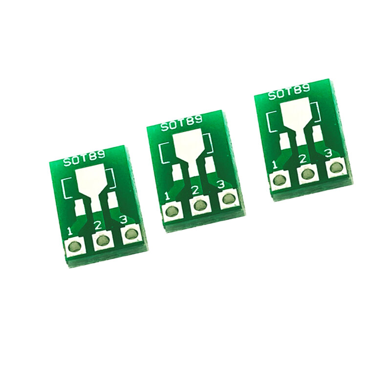 Adaptador de doble cara SMD de 50 piezas SOT223 SOT89 SOT-89 SOT22-3 SIP3, convertidor SOT SIP IC Socket PCB Board Diy
