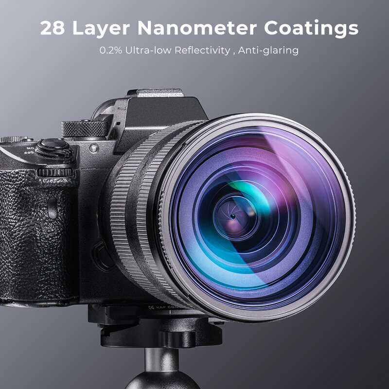K & F Concept 52/58/67/72/77/82mm Clear-Nacht Filter meerdere Layer Nano Coating Vervuiling Vermindering voor Night Sky/Ster