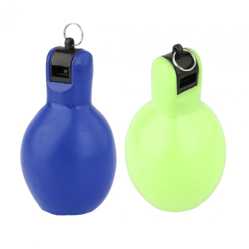 2x Hand Squeeze Whistles Coaches Whistle Loud Manual Sports Whistle Trainer Whistle for Walking Camping Trekking Survival