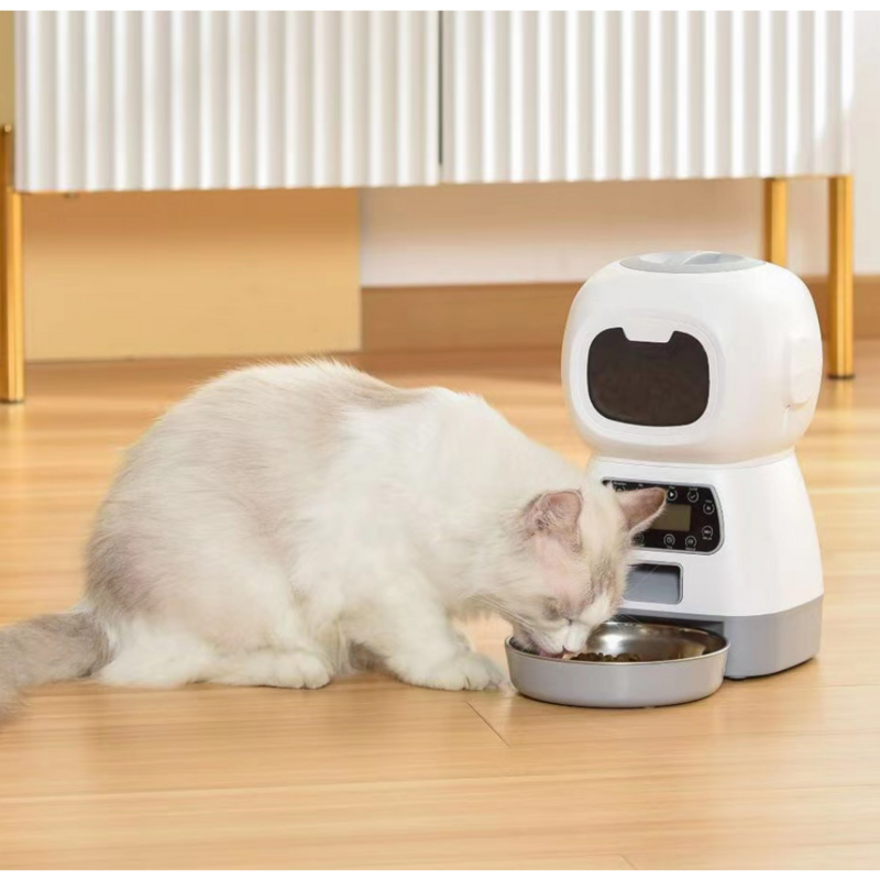 3.5L Pet Alimentador Inteligente Visual Pet Alimentador Wifi Key Cat Gravação Timing Alimentação Bebida Automática Fonte Pet Sensores para Cat Dog