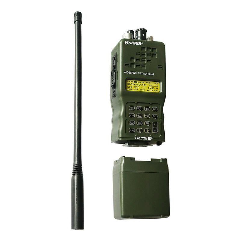 Caixa de rádio fob 152 prc, modelo militar de walkie talkie para rádio baofeng, sem função + peltor 6 pinos ptt plugue