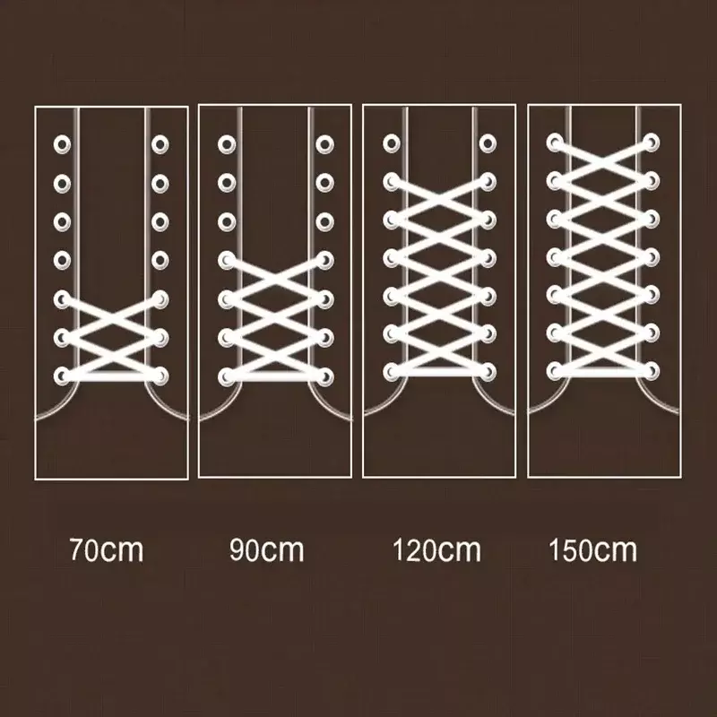 Sapatilhas redondas clássicas para crianças e adultos, monocromáticas, ao ar livre, 90 cm, 120 cm, 150cm, 1 par