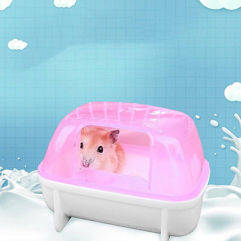 Sand Bath For Hamsters Hamster Sand Bath Box Litter Box Hamster Sand Bath Box Detachable Dwarf Hamster Accessories For