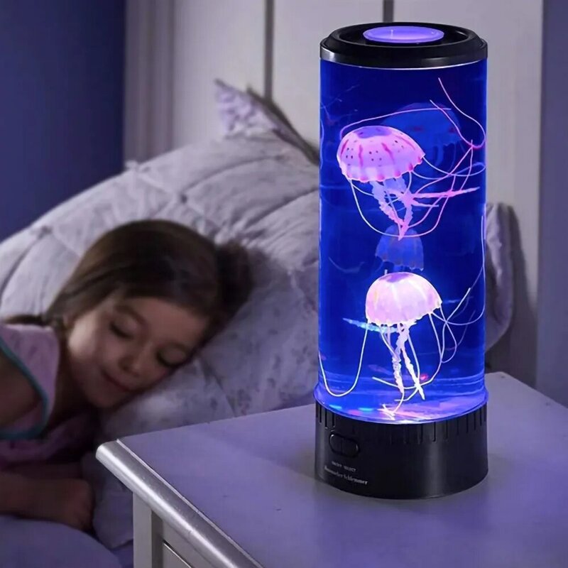 Lampada medusa che cambia colore Usb/lampada da tavolo alimentata a batteria luce notturna regalo per bambini decorazioni per la camera da letto per la casa regali di compleanno per ragazze dei ragazzi