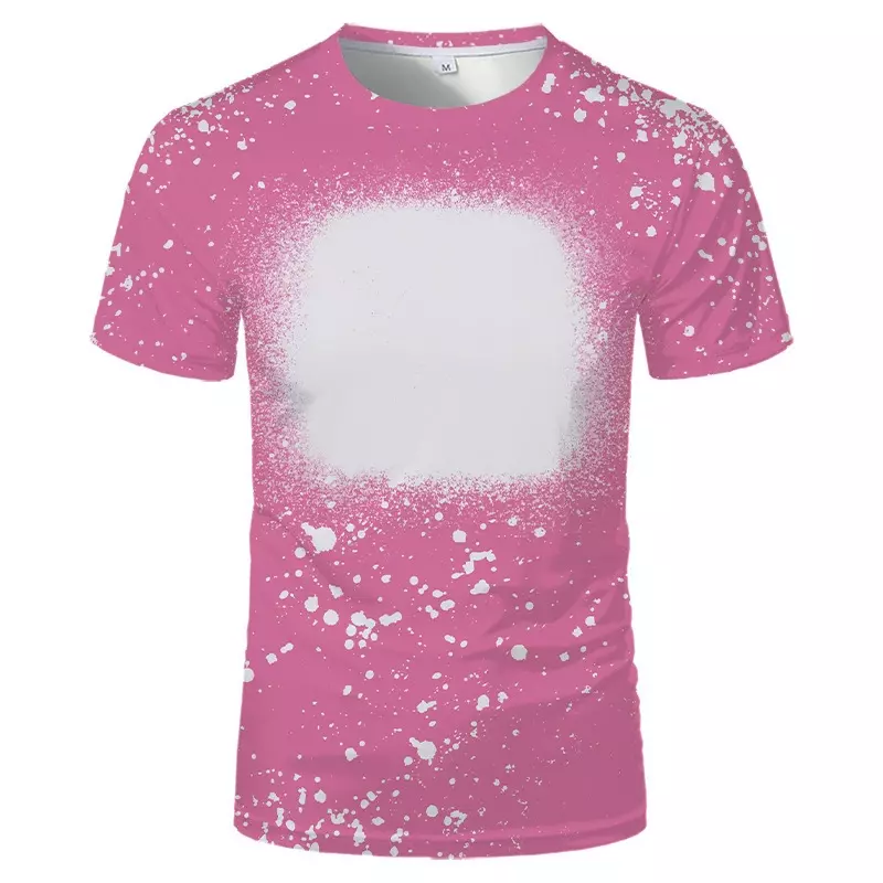 Polyester Die Dye Tshirt Sublimatie Blanks Quick Dry Tee Tops Sport Kleding T-shirt Voor Diy Foto Print T-shirt