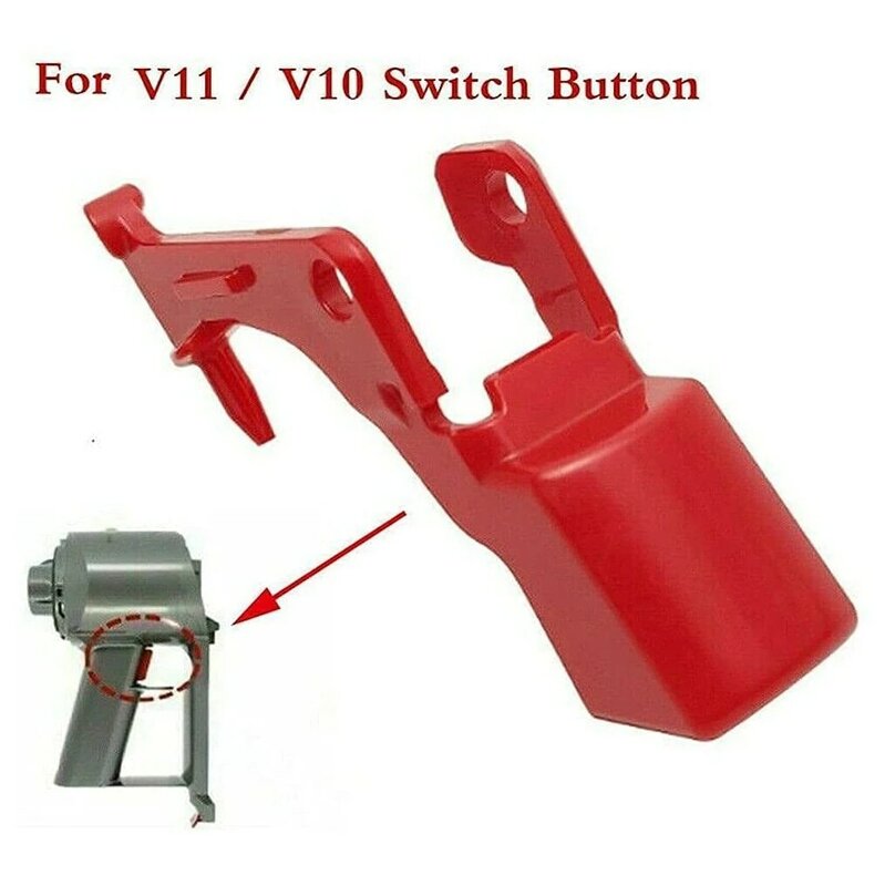 3 pezzi per pulsante interruttore Dyson V10 / V11 pulsante rosso per accessori per la manutenzione dell'interruttore Host dell'aspirapolvere Dyson