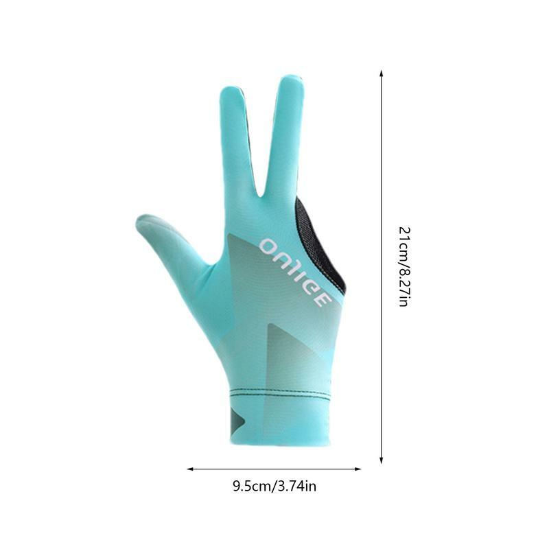 Cue rękawiczki sportowe miękkie bilard i rękawice do bilarda oddychające rękawice Cue Action odporne na zużycie akcesoria bilardowe Design Unisex