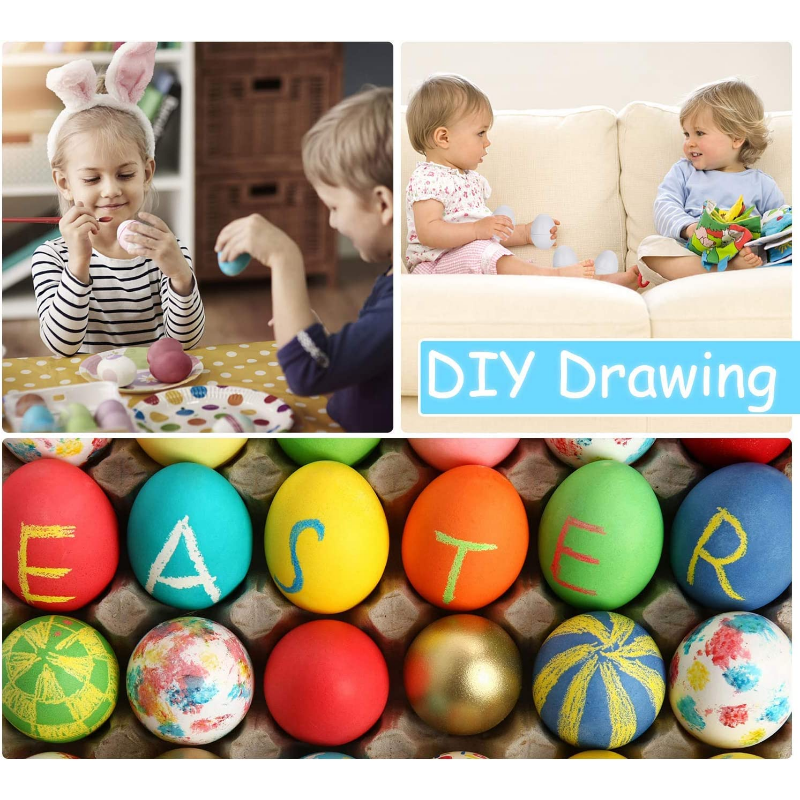 6 Stuks Kleur Vorm Erkenning Peuter Educatief Speelgoed Paaseieren Sorter Puzzel Leren Montessori Speelgoed Bijpassende Eieren Speelgoed Gift