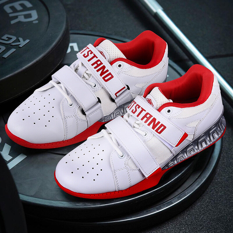 New Indoor Fitness Shoes Integrated Training Shoes Women Support Hard Pull Shoes People Squat Shoes Men Power Lifting Shoes
