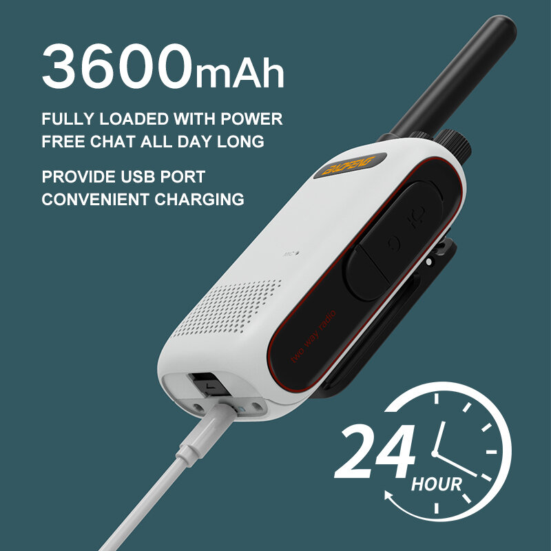 Baofeng-walkie-talkie BF-358 de doble banda, radio Ham de 5W, 2022-400 MHz, excelente contacto, pequeño y compacto, novedad de 480