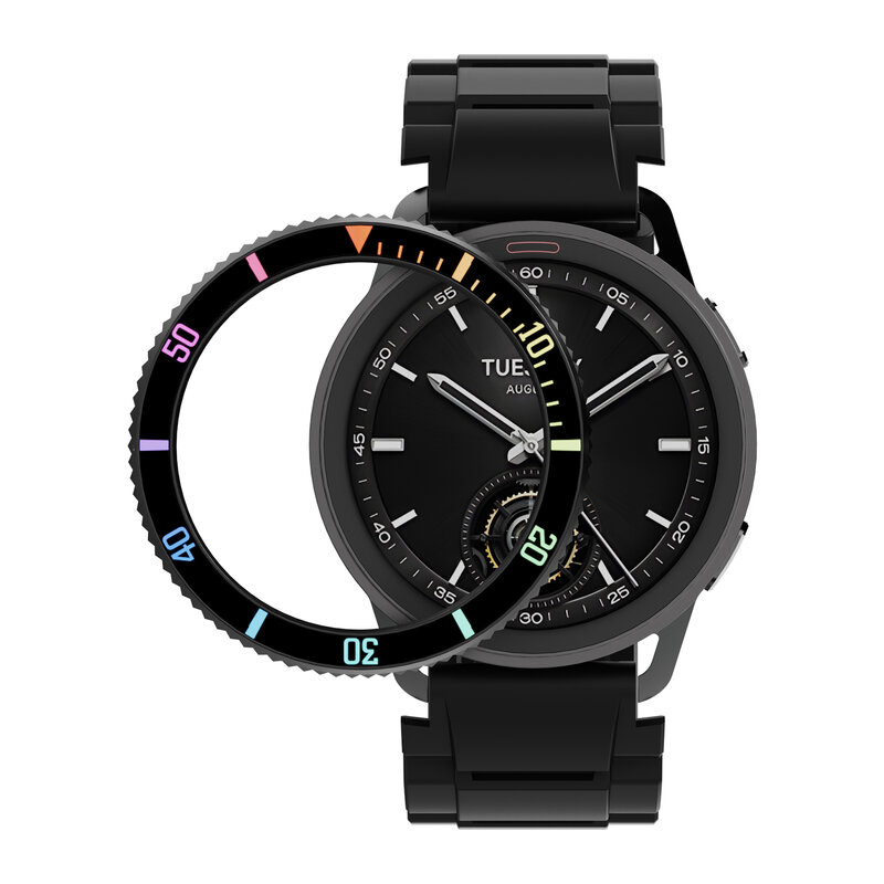 Xiaomi Mi Watch s3用の傷防止ストラップケース,スマートウォッチの交換バンパー