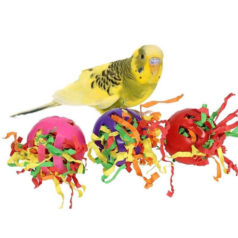 3 unids/set interesante interior libre juguetes Entrenamiento mascotas juguete plástico para pájaros