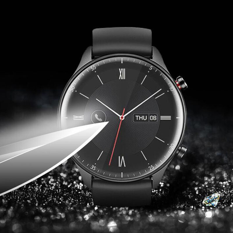 5pcs TPU Soft Smartwatch Clear Protective Film Cobertura Completa Para Amazfit GTR Mini 2023 Smart Watch Acessórios Protetor de Tela