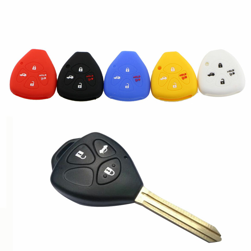 4 Buttons Car Remote Key Shell Fob Key Bag for Toyota Camry Corolla Avalon Venza 2007 2008 2009 2010 2011 2012 Key Case