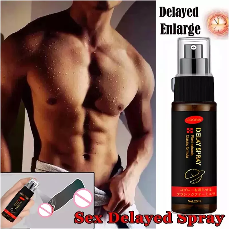 20ml Sex Delay Spray Sex for Man Male External Use Anti Premature Ejaculation Lasting Long 60 Minutes Penis Enlargment Spray