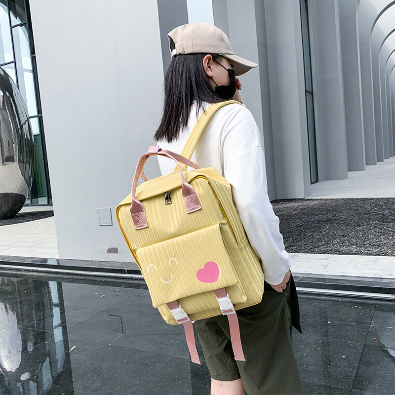 For Middle School Students Campus Backpack Women's Ins Schoolbag For Senior High School College Mochila Escolar School Bags