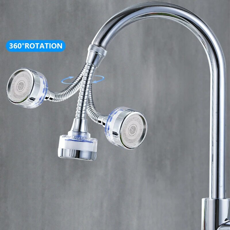 Faucet Mount Filters Pressurized Sink Faucet Water Filter Universal Bath Faucet Connector Splash Proof for Home Bathroom Kitchen