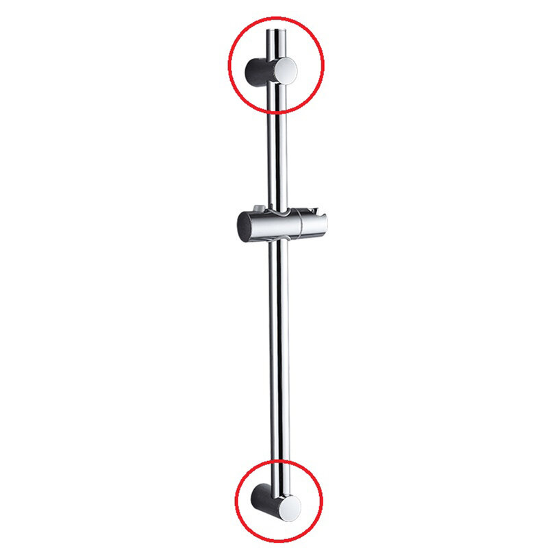 Soporte elevador de pared para tubería redonda, accesorios ABS de 22mm, accesorios de conexión perforados en cromo, 1 piezas