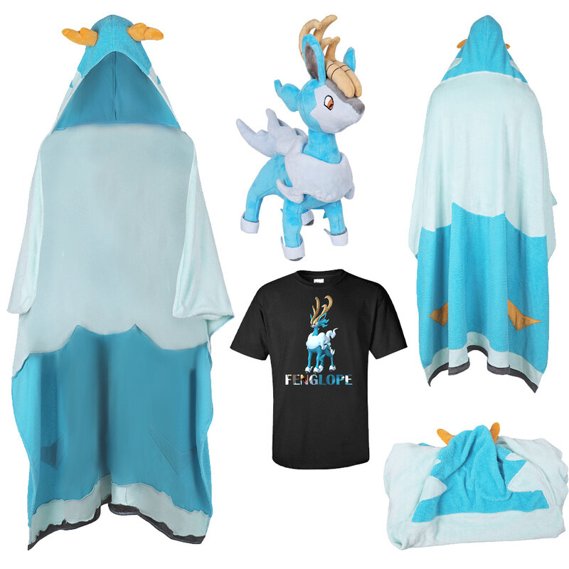 Fenglope-Manta de franela para Cosplay, camisa de felpa de Pal Cos World, bata con capucha para adulto, traje de fiesta de Carnaval de Halloween