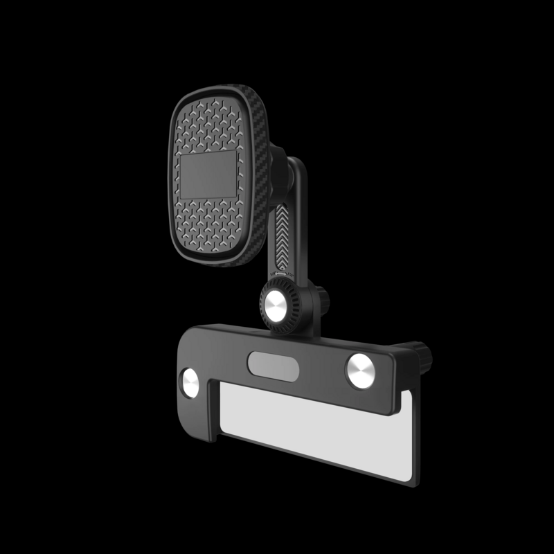 Magnetic Car Phone Holder for Tesla Model 3 X Y S Center Control Display Slide Rail Phone Holder Rotatable for 15 14 13 12