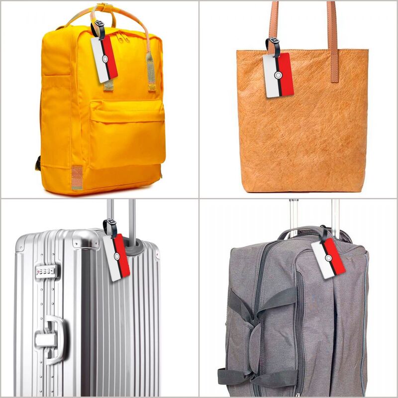 مخصص بوكيمون بيكاتشو علامة الأمتعة ، حقيبة السفر ، غطاء الخصوصية ، تسمية الهوية