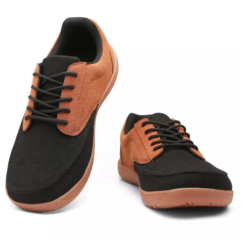 Damyuan antypoślizgowe codzienne męskie tenisówki komfortowe światło wulkanizowane buty dla mężczyzn szerokie boso obuwie spacerowe Plus rozmiar 40-46