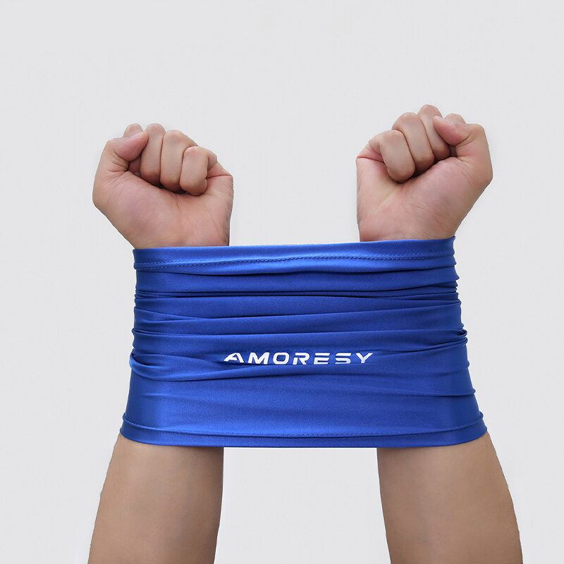 Xckny絹のような光沢のあるスカーフ空調室ショルダーネックスカーフ手首マスク多目的直管正方形タオル