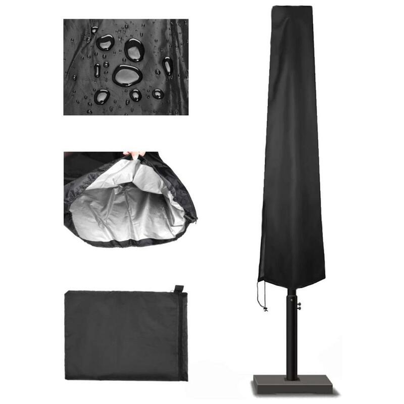 Outdoor Waterproof Umbrella Cover Parasol UV Protection Oxford Cloth Weatherproof Shade Patio Shield Cantilever Rain Cover