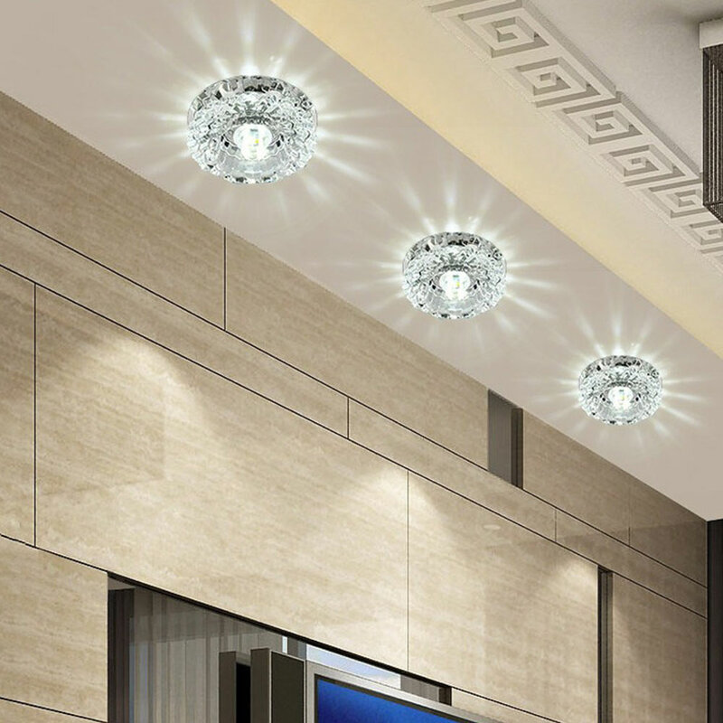 Round LED Ceiling Lights Nordic Indoor Lustre Chandelier Kitchen Ceiling Lamp Home Living Room Lighting Decor Fixtu