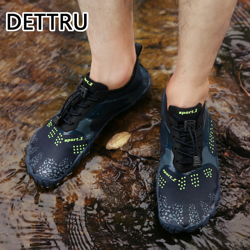 DETTRU buty do wody męskie letnie sandały plażowe minimalistyczne Upstream Aqua Man szybkoschnące rzeka morze boso nurkowanie skarpetki kąpielowe 46