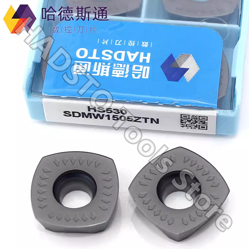 SDMW1505ZTN HS530 SDMW1505ZTN SDMW1505 HADSTO CNC carbide inserts Milling inserts For Stainless steel, Mild steel 10pcs/box